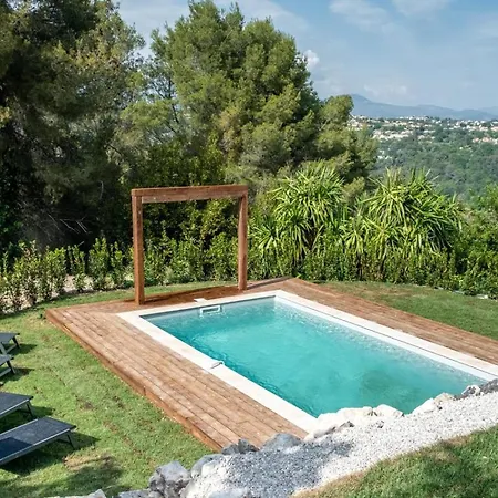 Saint Paul De Vence A La Vue Imprenable Villa Exterior photo